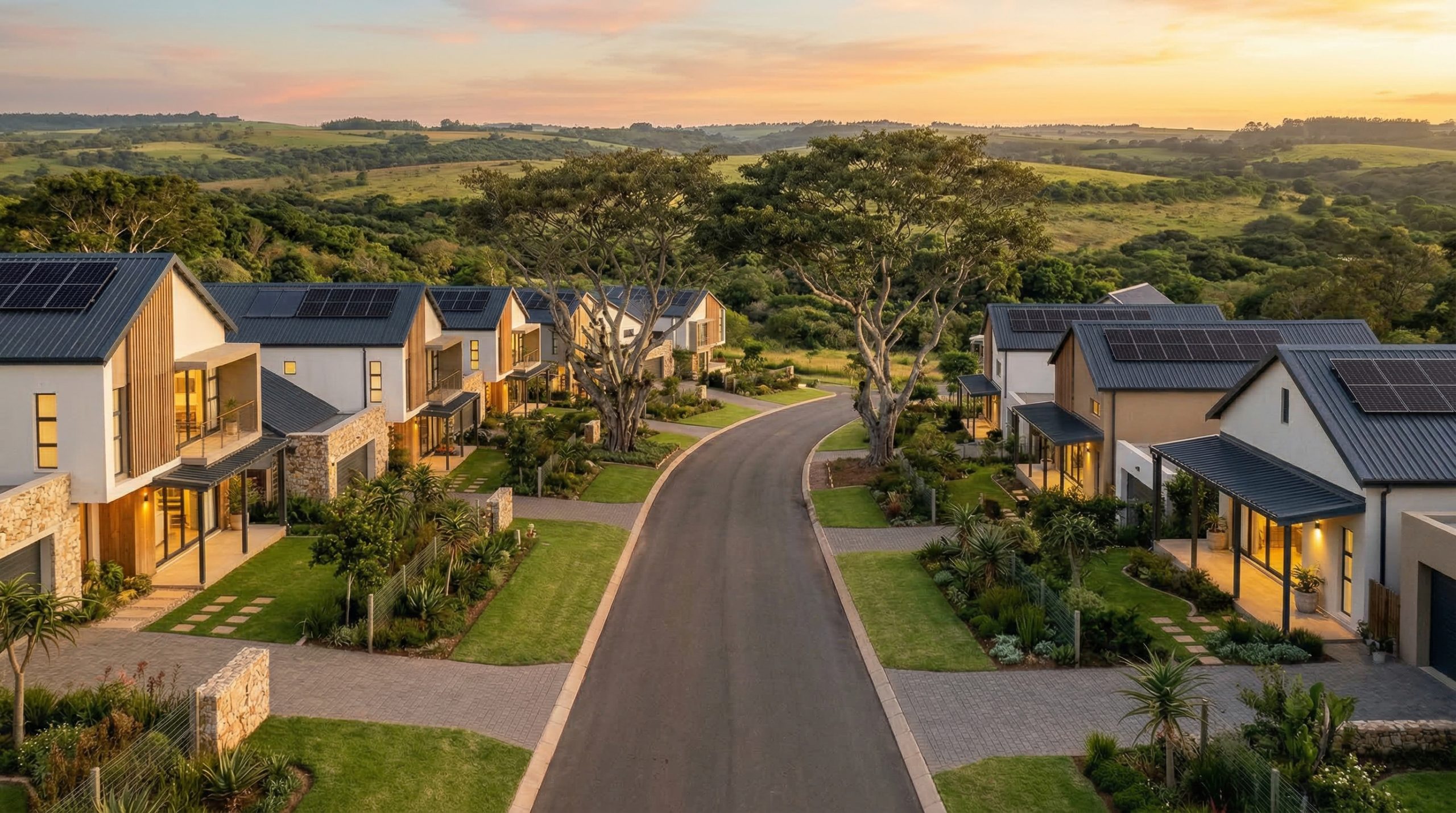 A Helmsley Country Estate home in black steel, cedar and glass